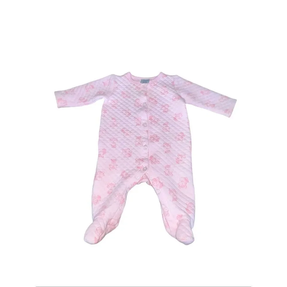 2 Koala Baby girl 3-6 months one piece sleep button up zip up bodysuit jumper